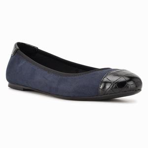 Nine West Capted Ballerina Schoenen DonkerBlauw Nederland | FWO-791523